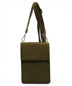 Fashion Cell Phone Purse AD076 OLIVE